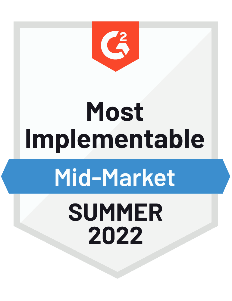G2 Most Implementable 2022